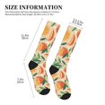 thumbnail image 2 of Compression Socks For Women And Men - Nature Orange Flower Compression Socks Circulation For Workout, 2 of 2