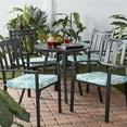 thumbnail image 2 of Greendale Home Fashions 18 x 18 in. Baltic Paisley Outdoor Dining Seat Cushion (4 pack), 2 of 6