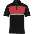 thumbnail image 2 of Holloway Sportswear S Prism Bold Polo Black/Scarlet 222576, 2 of 5