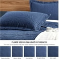 thumbnail image 5 of SUSIELADY Lightweight Microfiber Quilt Set, Soft Bedspread with Coin Pattern, All-Season Coverlet Bedding, 3 Pieces (1 Quilt, 2 Pillow Shams), Queen Size, Navy, 5 of 7