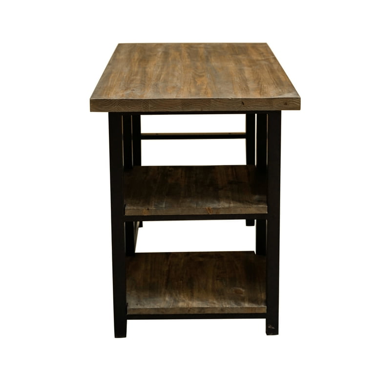 Alaterre furniture pomona metal cheap and solid wood desk