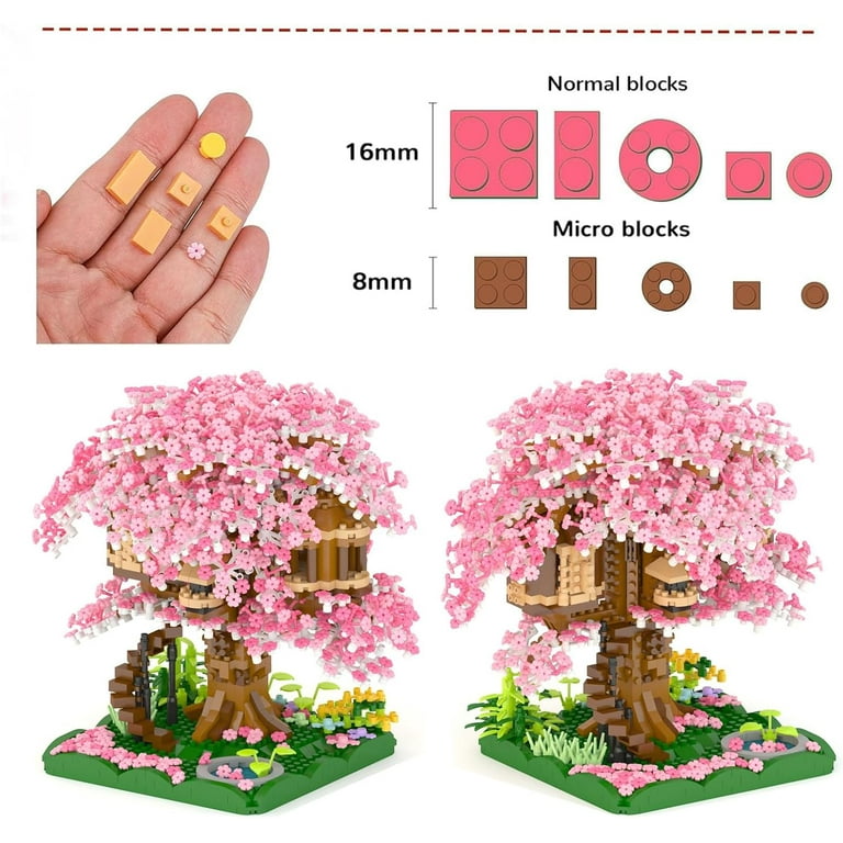 2028Pcs Japanese Flower House Building kit for Adults Bonsai 2028Pcs Japanese Flower House Building kit for Adults Bonsai