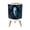 Color 3, variant on Small Trash Can with Lid Wild Cheetah Amidst Floral Jungle wildlife botanical 1.8 Gallon Dog Proof Trash Can Round Garbage Can Waste Bin Wastebasket for Bathroom Bedroom Living Room
