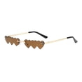 thumbnail image 2 of Irregular Shape Retro Sunglasses Glasses Eyewear Shades Vintage Irregular Unisex, 2 of 3
