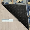 thumbnail image 5 of Addison Rugs Chantille Indoor/Outdoor Transitional Patchwork Navy Machine Washable Rectangle Rug, 8' x 10', 5 of 8