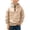 Beige, variant on Hoodies for Boys Quarter Zip Pullover Teen Fleece Plain Hooded Sweatshirt Fashion Kids Fall Winter Clothes with Pocket(White,6-7 Years)