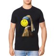 thumbnail image 4 of Eleven Paris T-Shirt Graphique Perle pour Hommes, Noir, Grand, 4 of 4