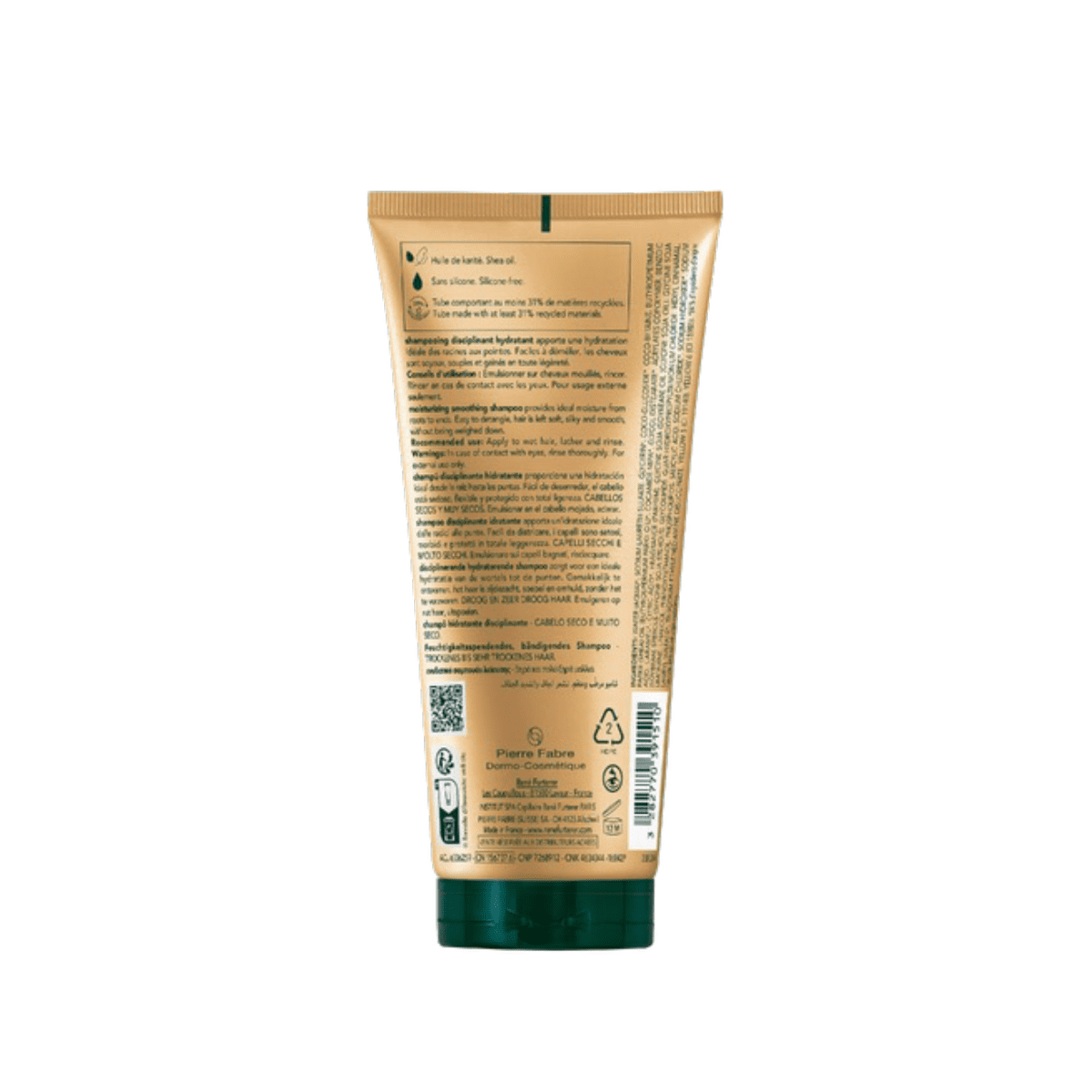 Rene Furterer Sublime Karite Moisturizing Smoothing Shampoo - Boost Softness & Shine - For Dry & Dehydrated Hair, 6.7 fl oz