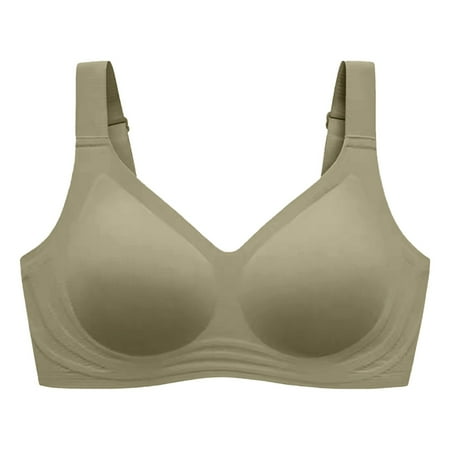 Blphud Lingerie for Women Plus Size Bras for Women Push Up Women s without Steel Ring Movement Seamless Gathering Adjustment Yoga Sleep Large Bra Lingerie for Women Sports Bras for Women Green M