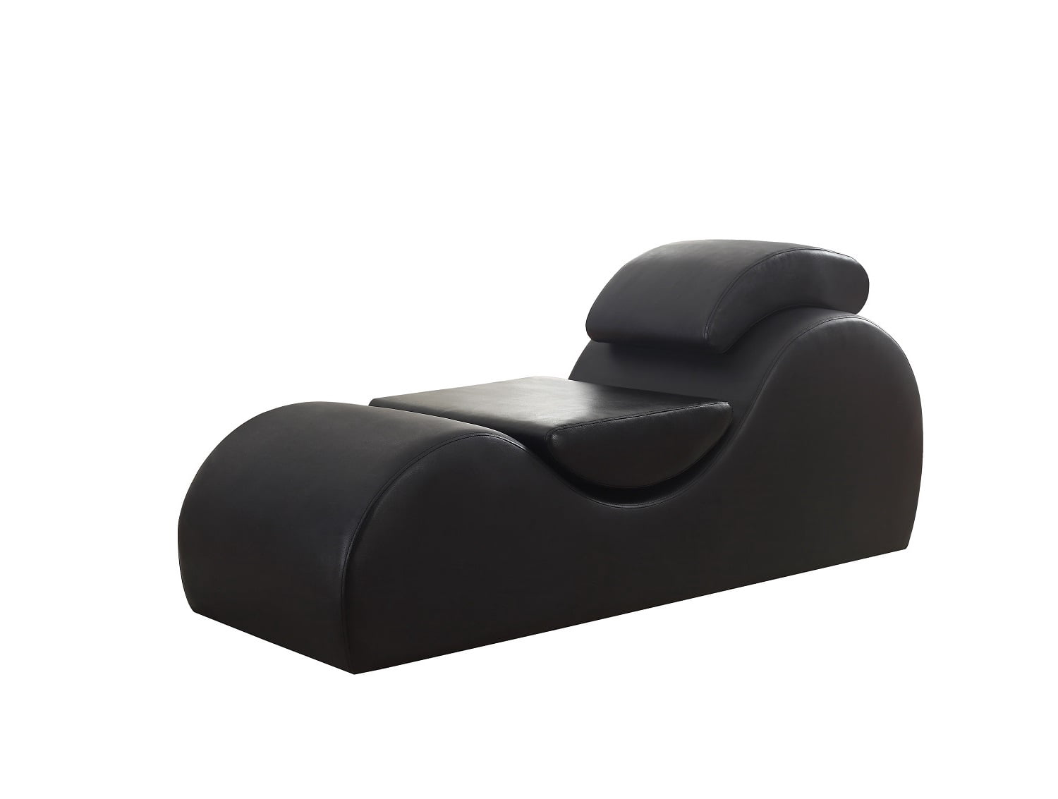 Agridaki Faux Leather Chaise Lounge