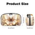 thumbnail image 5 of Butterfly Waterproof Oxford Cloth Hard Drive Case Organizer for Electronic Gadgets - Charger Case, Travel Organizer, Cord Organizer Travel Small, Appliance Cord Organizer - 5.9x9.44x3.14 in, 5 of 6