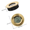 thumbnail image 2 of FENGGUIQU Medidor Digital De Humedad Y Temperatura Para Terrarios Y Almacenamiento Con Dorado, 2 of 8
