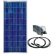 Samlex America SAMSSP-150-KIT 150 watt Solar Panel Kit with Cables & Mounting Brackets