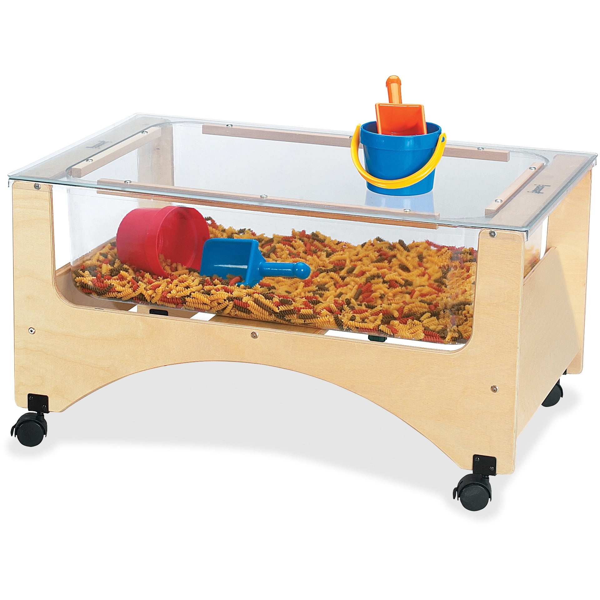Jonti-Craft Rainbow Accents Toddler See-thru Sensory Table - Walmart