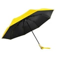 thumbnail image 2 of Rain Umbrella Windproof Travel Umbrella Lightweight Durable Folding Umbrella Yellow, 2 of 8