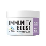 Pinnacle Nutrition Group Immunity Boost with Vitamin C, Vitamin D, Key Antioxidants and B Vitamins and Zinc and Magnesium - Mixed Berry