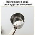 thumbnail image 6 of Stainless Steel Egg Opener Tool,Egg Cracker Eggshell Opener Egg Scrambler Tool,Manual Egg Opener,Egg Shell Egg Hammer,Eggshell Topper Cutter,Egg Breaker Tool, 6 of 9