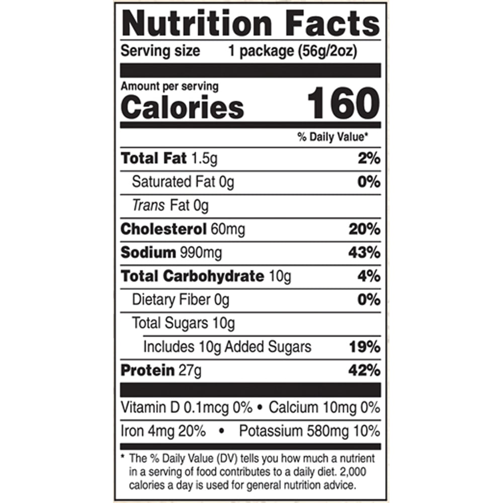 Trail's Best Original Beef Jerky 2oz Packs - 6 Packs
