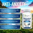 All Natural Anti Anxiety & Stress Relief Supplement Complex 986mg 60 Capsules