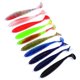 thumbnail image 5 of Eigraketly 10 Uds. Señuelos suaves de gusano Easy Shiner Wobblers para carpa lubina Swimbait pesca Artificial doble Color cebo equipo Ciclismo, 5 of 6
