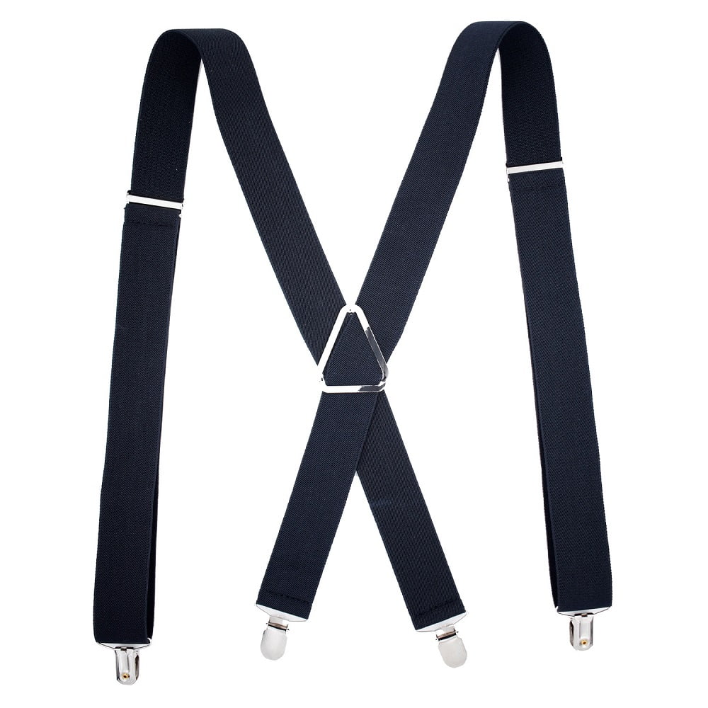 Belt X-Shape Elastic Spirius TM Braces Suspenders with 4 Clips for Boys 