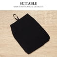 thumbnail image 3 of FOMIYES Organizador De Ropa Colgante Negro De Lona Con Asa Para Puerta Y Bolsa Removible Lavable, 3 of 8