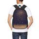 thumbnail image 4 of Fotbe Gold Black Glitter Mochila para Hombre y Mujer - Tela Oxford 600D Resistente - Mochila Impermeable de Gran Capacidad para Escuela, Viajes y Senderismo, 4 of 6