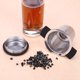 thumbnail image 3 of Filtro de especias de hoja de té de acero inoxidable 304 Asas dobles Taza de tetera Colgante Tetera a prueba de herrumbre Accesorios de cocina Gran capacidad para té de hojas sueltas, 3 of 4