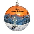 thumbnail image 2 of Ski Christmas Decorations 2D Ornament Unique Festive Whimsical Hanging Loop Durable Material Easy Display Gift for Ski Enthusiasts Family Home Tree Mantel Holiday Decor 1 Piece, 2 of 4