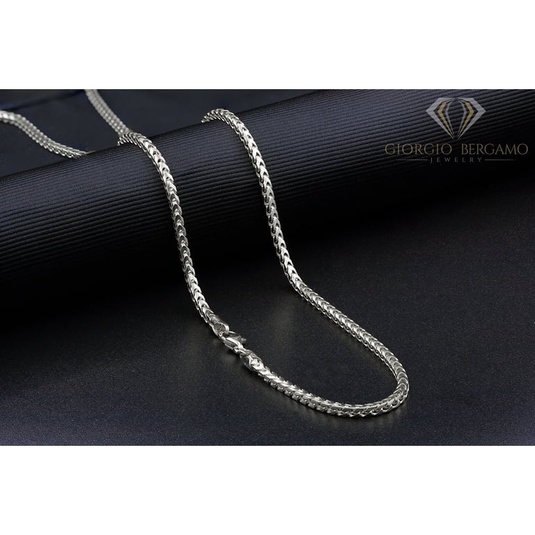Vermeil Franco Curved Chain Italian .925 Sterling Silver | The Gold Gods .925 Silver / 22 / 3.5mm Vermeil Franco Curved Chain Italian .925 Sterling Silver | The Gold Gods .925 Silver / 22 / 3.5mm