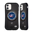 thumbnail image 1 of Head Case Designs Officially Licensed NHL Columbus Blue Jackets Puck Texture Hybrid Case Compatible with Apple iPhone 12 Mini, 1 of 7