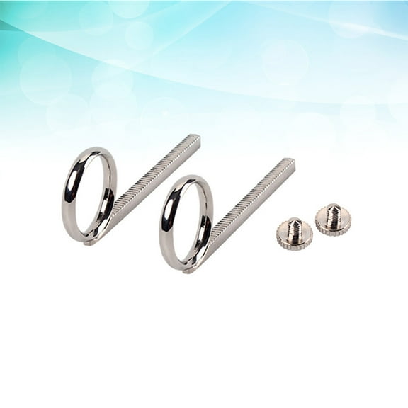 WHAMVOX 2 Sets Trumpet Slide Finger Ring and screw Trumpet Accessory Replacement