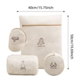 thumbnail image 3 of Large Mesh Laundry With Drawstring Durable Wash For Delicates And Garments Reusable Organizer Storage For Travel College Dorm Home Washing Machine Laundry with Wheels Laundry Tidy Cups Laundry Sorting, 3 of 7
