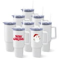thumbnail image 1 of Juego de 8 vasos térmicos YOUKE OLA de 1,2 L de acero inoxidable con asa, 1 of 7