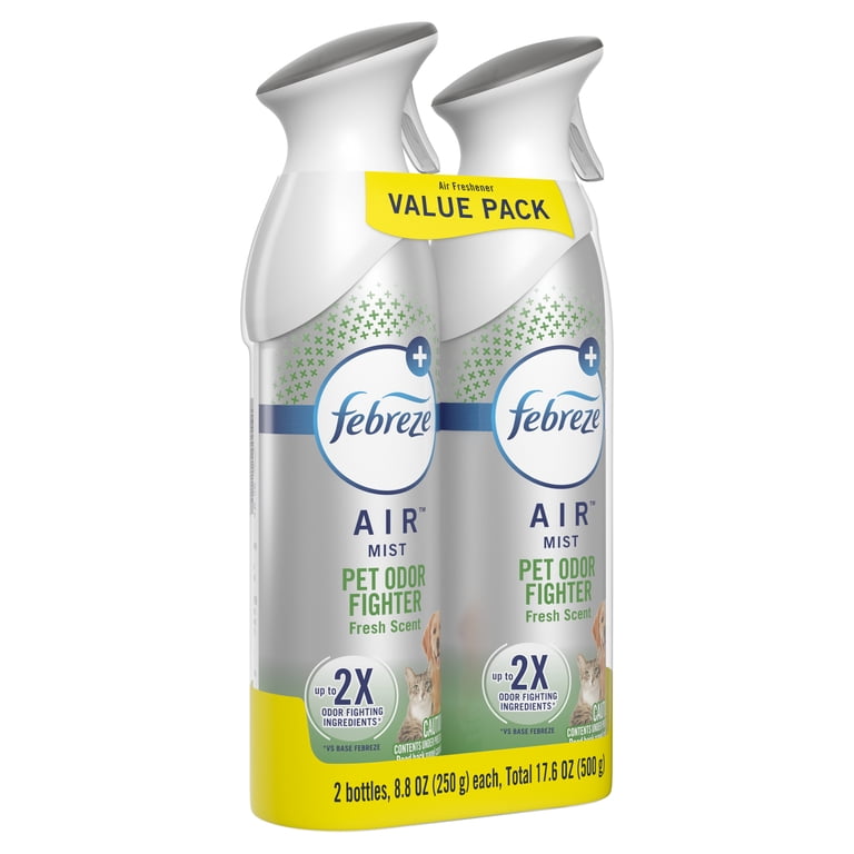 does febreze eliminate cigarette smell Febreze Air Freshener Spray, Odor-Fighting Room Spray, Pet Heavy Duty,  8.8oz, 2 Count