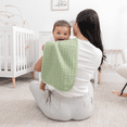 thumbnail image 3 of Comfy Cubs Muslin Burp Cloths - Large 100% Cotton Washcloths, 6 Layers (Sage, 10-Pack, 20"X10"), 3 of 7