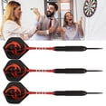 thumbnail image 1 of Flight Steel Tip Darts Set with Anti Slip Handle  Tip Material for Dartboard Home Bar, 1 of 8