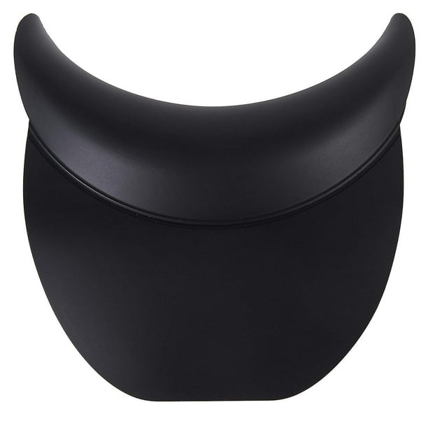 Cojín para reposacabezas de gel para salón, almohada para el cuello con cuenco de champú de silicona antideslizante, herramienta para lavabo para lavado de cabello para salón y hogar (negro, 1 pi