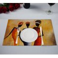 thumbnail image 1 of ABPHQTO Mantel individual de mesa temático de mujeres afroamericanas 30x45 cm Juego de 2 ABPHQTO tablemat2pcs-QQ-94, 1 of 1