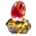 thumbnail image 1 of Dragón De Lava Con Base De Exhibición Adornos De Huevo De Dragón De Resina De Cristal Para Decoración De Escritorio Kearding HA040731-02, 1 of 6
