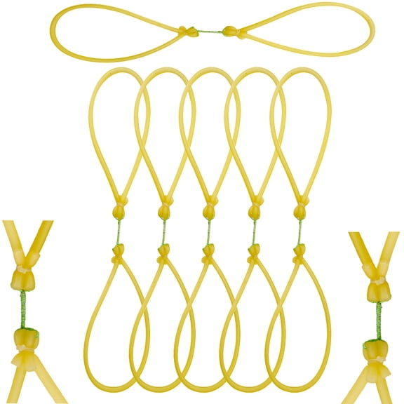Runzkzy 6pcs Slingshot Rubber Bands Shooting Fish Rubber Bands Strong Tensile Leather Bands