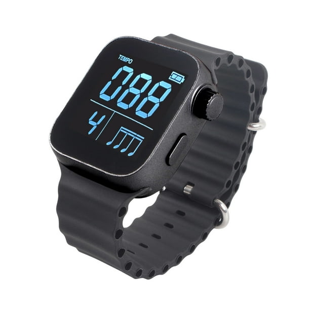 Reloj inteligente con vibración, 40-240 pulsaciones por minuto, silencioso, portátil, para practicar música y hacer ejercicio, material ABS.