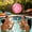 Pink, variant on Inflatable Beach Balls,Polka Dot Beach Balls Floaters,Heavy Duty Vinyl Floatation Pool Toys for Pool Beach Party,UV Resistant Pool Décor