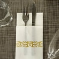 thumbnail image 2 of KONTONTY 50Pcs Silverware Napkin Wraps in Simple Style for Banquet and Wedding Use, 2 of 7