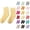 24# Yellow, variant on Fuzzy Socks Women - Winter House Slipper Sock - Cozy Thick Warm Sleeping Socks Gold One Size