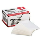 Universal Office Products Clear Laminating Pouches, 5 mil, 2 1/4 X 3 3/4, Business Card Size, 100/Box 84642