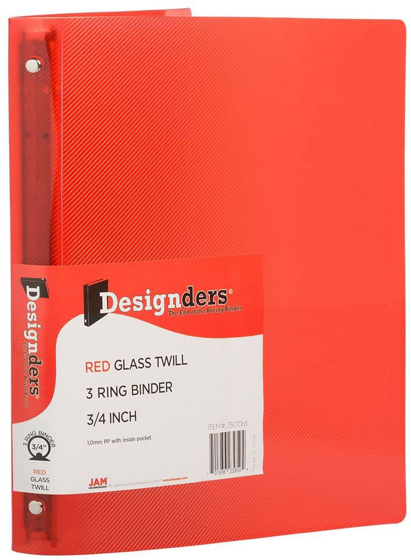 JAM School Assortment, Green, 7/Pack, 4 Glossy Folders, (2) 3/4 Inch Binders & 1 Green Journal