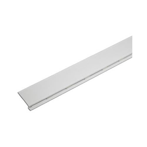 85320 Gutter Cover, Fits Standard 4, 5 & 6-In. Metal Gutter, White PVC, 4-Ft.
