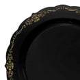 thumbnail image 7 of Smarty Black Gold Vintage Disposable Plastic Dinnerware Value Set 240ct, 7 of 7