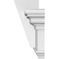 thumbnail image 4 of Ekena Millwork 29" Bottom Width x 32 7/8" Top Width x 7 1/4"H x 1"P Traditional Crosshead w/ Flat Keystone, 4 of 24
